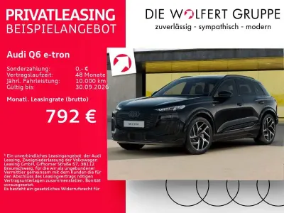 Neu Audi Q6 e-tron Business 314 kW (428 PS) 2026 Schwarz SUV