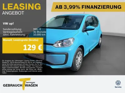 Brugt VW up! Move 65 HK (47 kW) 2022 Blå Hatchback