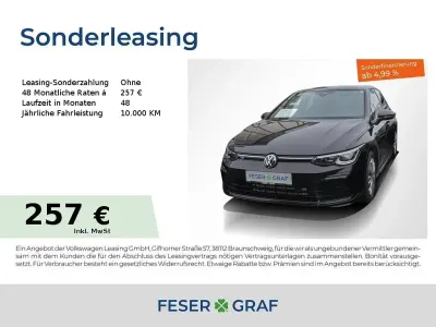 Usata VW Golf VIII R-line 131 CV (96 kW) 2024 Nero Berlina