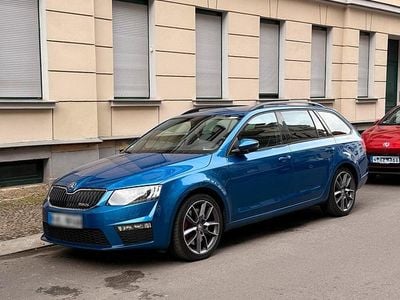 Gebraucht Skoda Octavia RS 184 PS (135 kW) 2014 Blau Kleinwagen