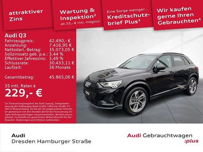 Gebraucht Audi Q3 Advanced Plus 150 PS (110 kW) 2025 Schwarz SUV