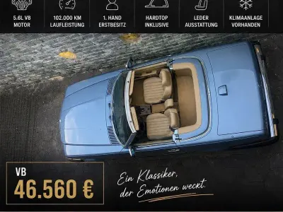 Gebraucht Mercedes 560 227 PS (166 kW) 1992 Blau Cabrio