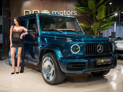 Używany Mercedes G63 AMG AMG 585 KM (430 kW) 2022 Niebieski SUV