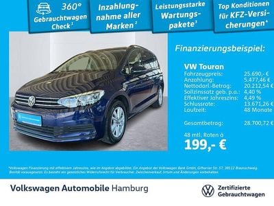 Usata VW Touran Comfortline 150 CV (110 kW) 2022 Blu Monovolume