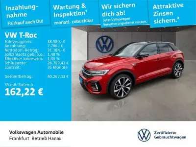 Second-hand VW T-Roc R-line 150 CP (110 kW) 2025 Roșu SUV