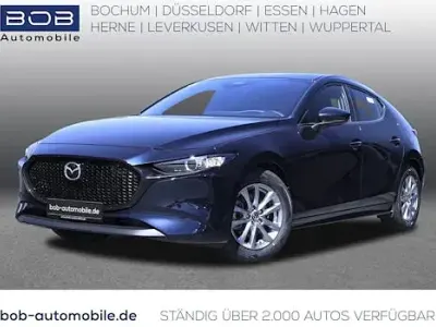 New Mazda 3 Prime-Line 140 HP (102 kW) 2026 Blue Sedan