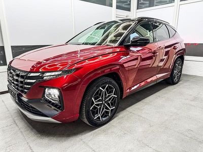 Gebraucht Hyundai Tucson N Line 179 PS (131 kW) 2021 Rot dach schwarz SUV