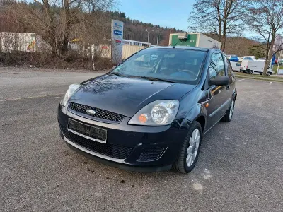 Gebraucht Ford Fiesta 60 PS (44 kW) 2007 Blau Kleinwagen