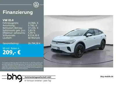 Gebraucht VW ID.4 Pure 108 kW (148 PS) 2022 Weiß SUV