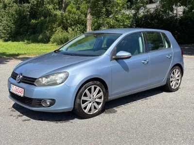 Gebraucht VW Golf VI Highline 122 PS (89 kW) 2009 Blau Kleinwagen