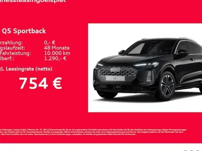Neu Audi Q5 Sportback Ambiente 299 PS (219 kW) 2026 Schwarz SUV