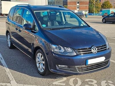 Gebraucht VW Sharan Highline 177 PS (130 kW) 2014 Blau Van / Kleinbus