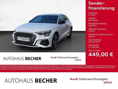 Weiß Gebraucht 2024 Audi A3 S-Line Limousine | 39.990 € (Etwas zu teuer)