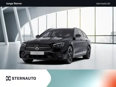 Gebraucht Mercedes E400 AMG 330 PS (242 kW) 2022 Metalliclack obsidianschwarz Limousine