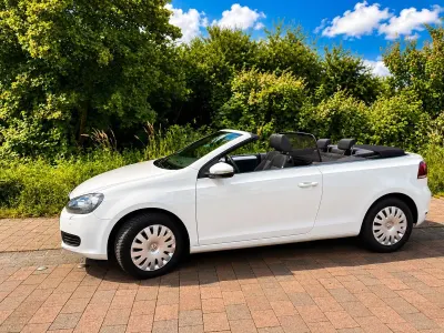 Gebraucht VW Golf Cabriolet 140 PS (102 kW) 2012 Weiß Cabrio