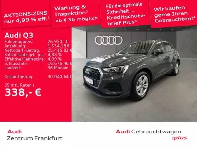 Gebraucht Audi Q3 Sport 150 PS (110 kW) 2022 Nanograu metallic SUV