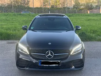 Brugt Mercedes C300e AMG line 320 HK (235 kW) 2020 Sort Sedan