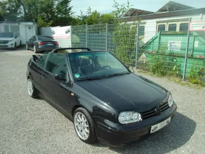 Gebraucht VW Golf Cabriolet Karmann 75 PS (55 kW) 1998 Schwarz Cabrio
