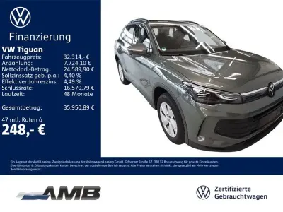 Second-hand VW Tiguan Basis 131 CP (96 kW) 2025 Verde SUV