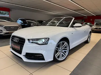 Gebraucht Audi A5 Cabriolet S-Line 177 PS (130 kW) 2016 Weiß Cabrio
