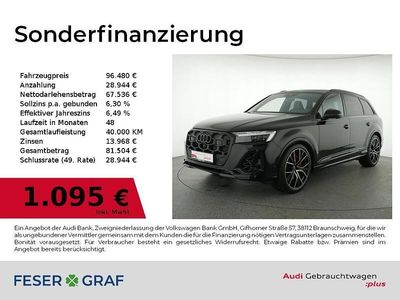 Mythosschwarz metallic Gebraucht 2025 Audi Q7 Ambiente SUV | 96.480 €