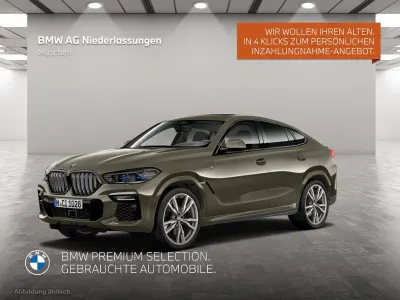 Gebraucht BMW X6 M50 Performance 530 PS (389 kW) 2023 Gold SUV