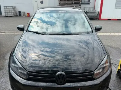 Gebraucht VW Golf VI Trendline 80 PS (58 kW) 2009 Schwarz Kleinwagen
