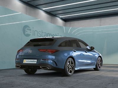 Blau Gebraucht 2023 Mercedes CLA200 Shooting Brake AMG Kombi | 34.125 € (Etwas zu teuer)