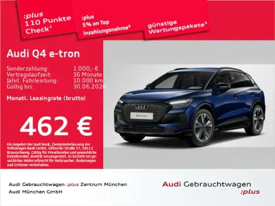 Używany Audi Q4 e-tron Ambiente 210 kW (286 KM) 2025 Niebieski SUV