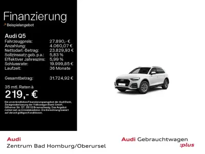 Gebraucht Audi Q5 Sport 163 PS (119 kW) 2023 Ibisweiß SUV