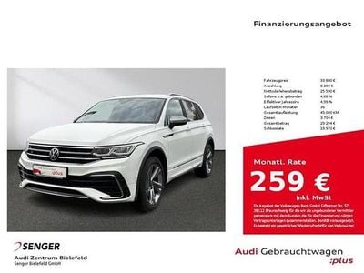 Usata VW Tiguan Allspace R-line 200 CV (147 kW) 2022 Bianco SUV