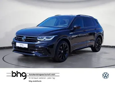 Gebraucht VW Tiguan Allspace R-line 200 PS (147 kW) 2022 Schwarz SUV