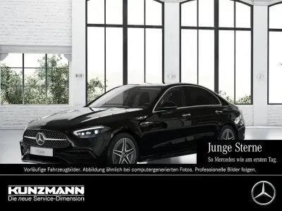 Gebraucht Mercedes C300e AMG 204 PS (150 kW) 2025 Obsidianschwarz metallic Limousine