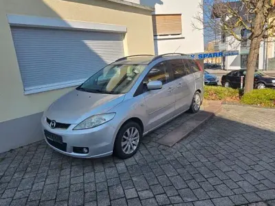 Gebraucht Mazda 5 Comfort 116 PS (85 kW) 2005 Silber Van / Kleinbus