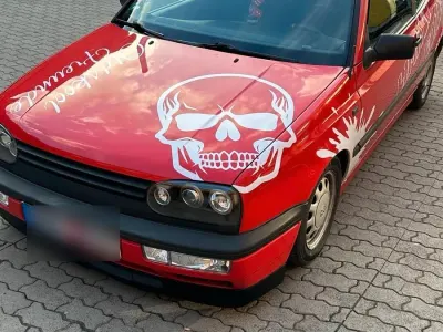 Gebraucht VW Golf Cabriolet 90 PS (66 kW) 1995 Rot Cabrio