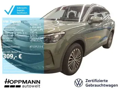 Gebraucht VW Tiguan 150 PS (110 kW) 2025 Cipressinogrün metallic SUV
