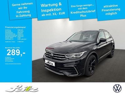 Usata VW Tiguan R-line 150 CV (110 kW) 2022 Nero SUV