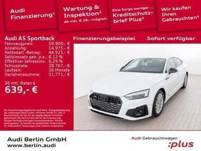 gebraucht Audi A5 Sportback S line business 40 TFSI quattro S tronic