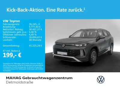 Second-hand VW Tayron Life 150 CP (110 kW) 2025 Gri SUV