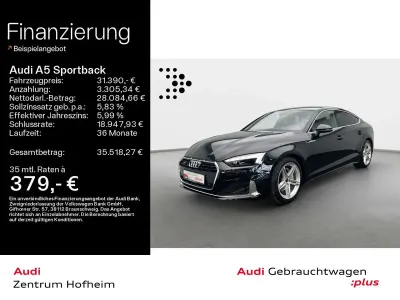 Gebraucht Audi A5 Advanced Plus 204 PS (150 kW) 2023 Mythosschwarz metallic Coupé