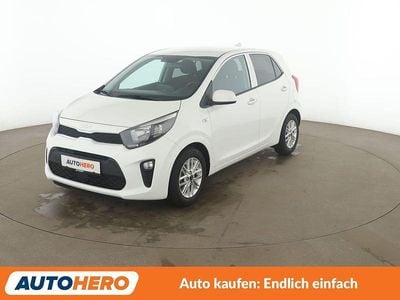 Gebraucht Kia Picanto DREAM-TEAM Edition 67 PS (49 kW) 2021 Weiß Kleinwagen