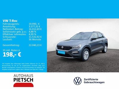 Usata VW T-Roc Style 110 CV (80 kW) 2021 Grigio SUV