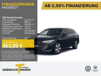 Gebraucht VW Passat Business 150 PS (110 kW) 2024 Schwarz Kombi