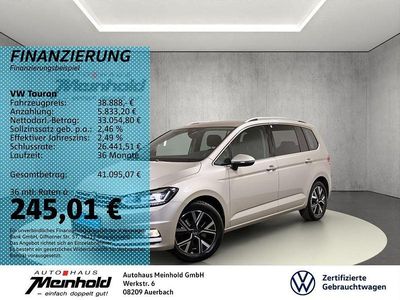 Ivory silver metallic Gebraucht 2024 VW Touran Highline Van / Kleinbus | 38.888 € (Etwas zu teuer)