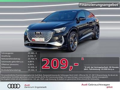 Gebraucht Audi Q4 Sportback e-tron Ambiente 125 kW (170 PS) 2022 Mythosschwarz metallic SUV