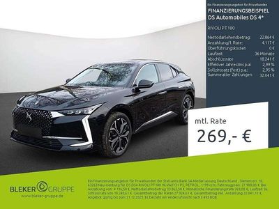 Begagnad DS Automobiles DS4 Opera 131 HK (96 kW) 2023 Svart Sedan