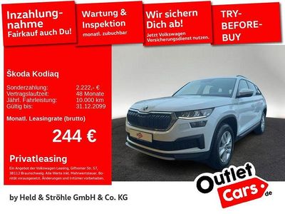Gebraucht Skoda Kodiaq Ambition 150 PS (110 kW) 2022 Weiß SUV