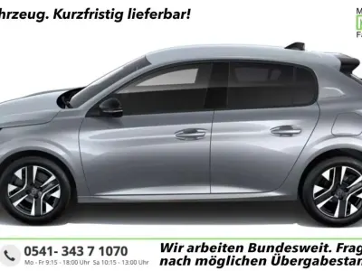Neu Peugeot 208 Allure 101 PS (74 kW) 2025 Artense silber metallic Kleinwagen