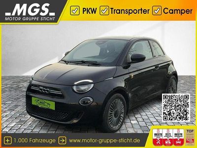 Schwarz Gebraucht 2021 Fiat 500e Icon Limousine | 16.270 € (Fairer Preis)