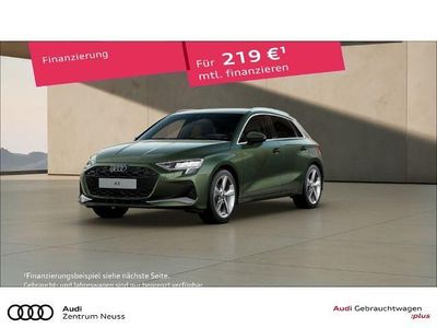 Distriktgrün metallic Gebraucht 2025 Audi A3 Advanced Plus Limousine | 31.830 € (Superpreis)
